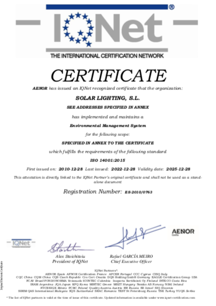 certificado iqnet 45001